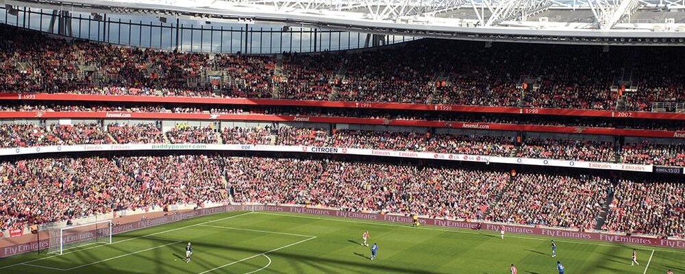 The 60,000 capacity Emirates Stadium